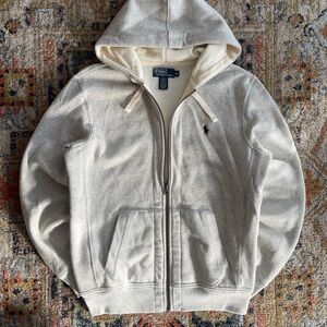 Ralph Lauren Light Gray Men's Zip-Up Sweater